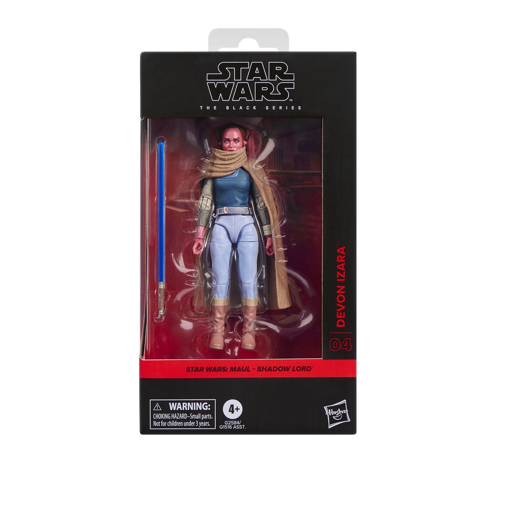 Figura hasbro star wars the black series maul shadow lord devon izara