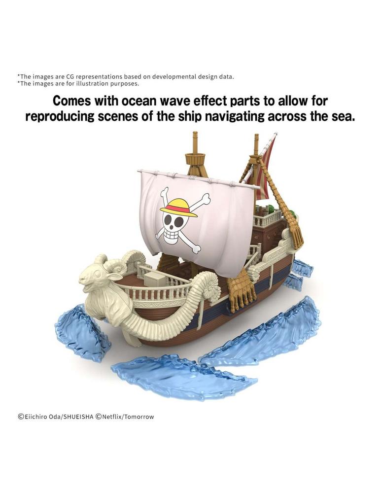 Maqueta bandai hobby netflix one piece gsc going merry