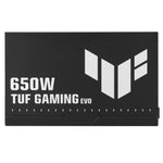 Fuente alimentacion asus tuf gaming evo atx 650w negra