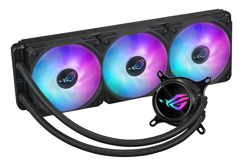 Kit refrigeracion liquida asus rog strix lc iii 360 argb 3x 120mm negro