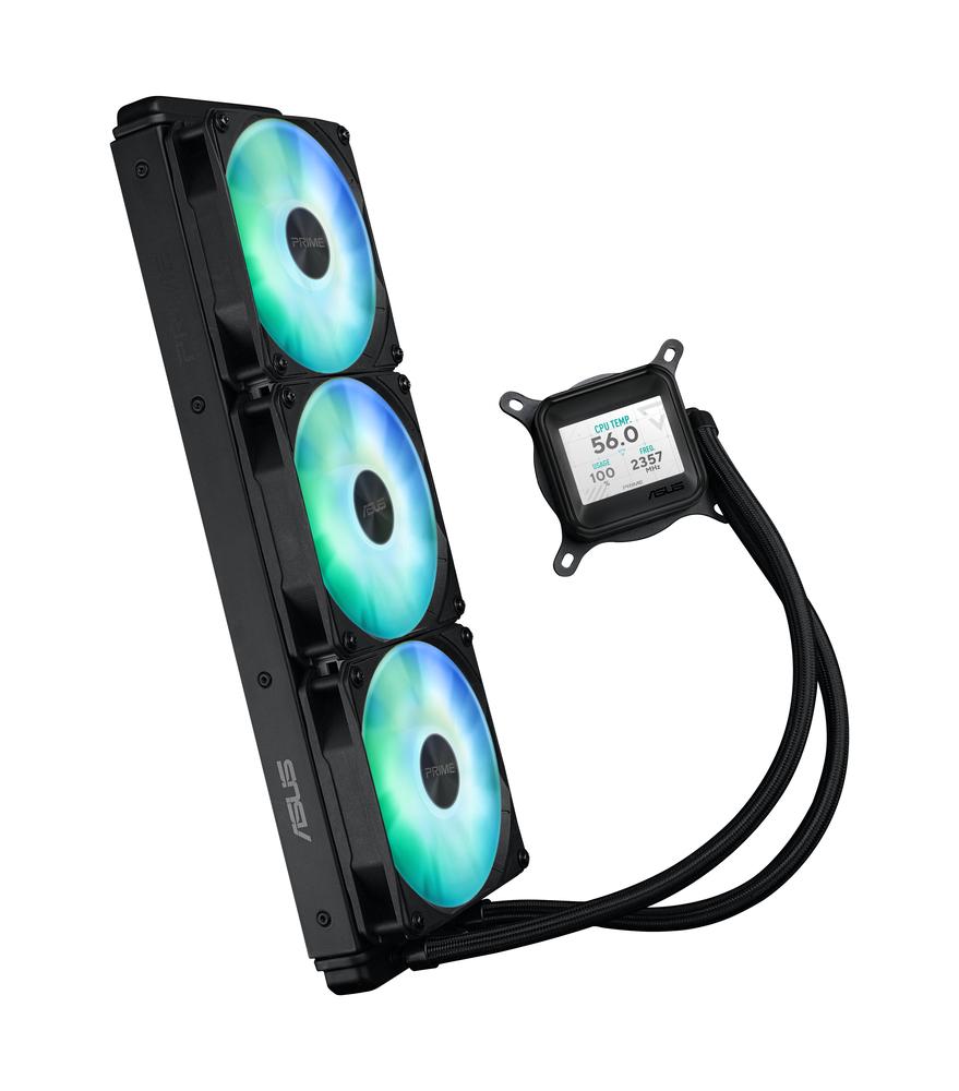 Kit refrigeracion liquida asus prime lc 360 argb 3x 120mm negro