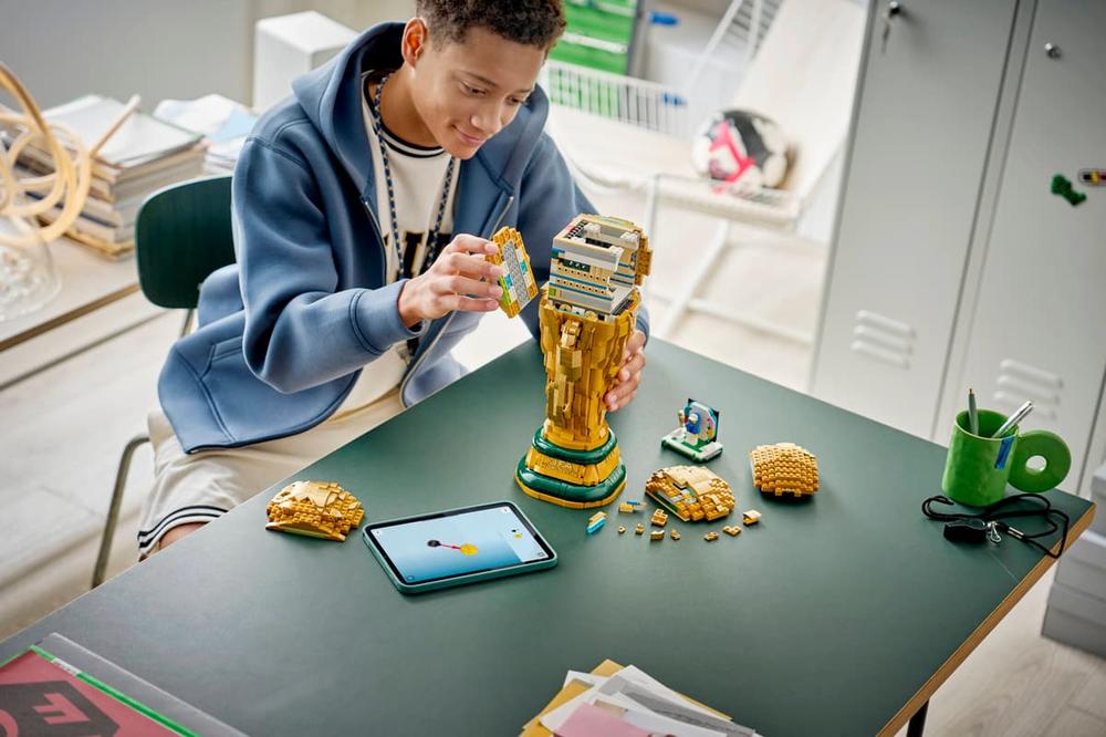 Lego trofeo oficial de la copa mundial de la fifa