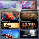 Tv hisense 43 pulgadas qled 4k uhd -  43e7s - smart tv