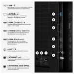Tv hisense 55 pulgadas mini led 4k uhd - 55e8s - smart tv
