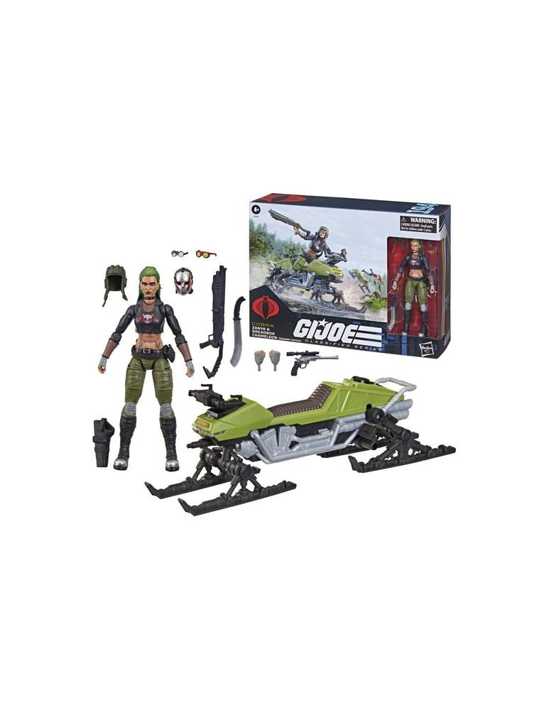 Figura hasbro g.i. joe classified series cobra zanya & dreadnok chamaleon