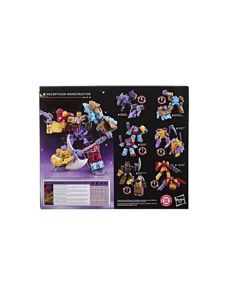 Figuras hasbro transformers age of the prime decepticon monstructor
