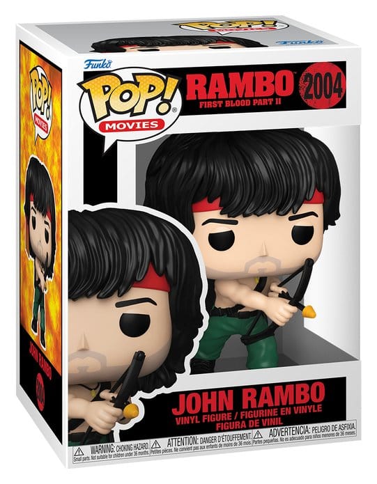 Funko pop movie rambo john rambo con arco con flecha explosiva