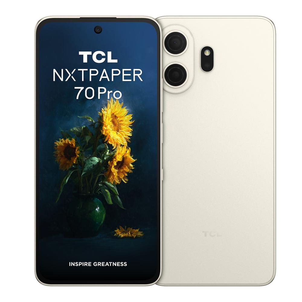 Telefono movil smartphone tcl nxtpaper 70 pro 5g - 8gb - 256gb - 6.9 pulgadas - oro