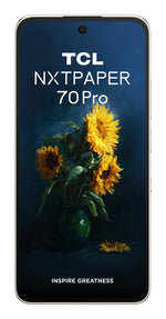 Telefono movil smartphone tcl nxtpaper 70 pro 5g - 8gb - 256gb - 6.9 pulgadas - oro