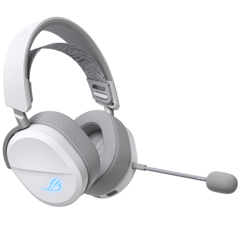 Auriculares gaming ASUS rog pelta inalámbrico Blanco detalle #blanco