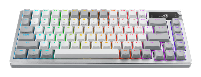 Teclado gaming asus azoth rgb blanco