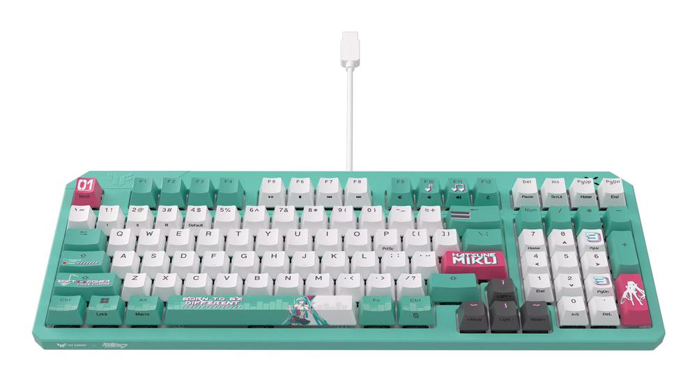 Teclado asus tuf gaming k3 gen ii hatsune miku edition rgb