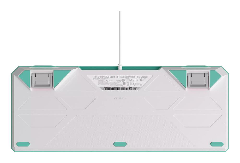 Teclado asus tuf gaming k3 gen ii hatsune miku edition rgb