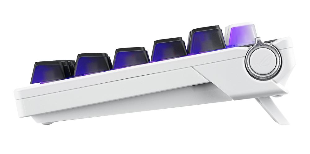 Teclado gaming asus rog azoth nx inalambrico rgb blanco ingles