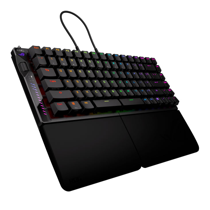 Teclado gaming asus rog falcata inalambrico rgb negro ingles