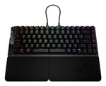 Teclado gaming asus rog falcata inalambrico rgb negro ingles
