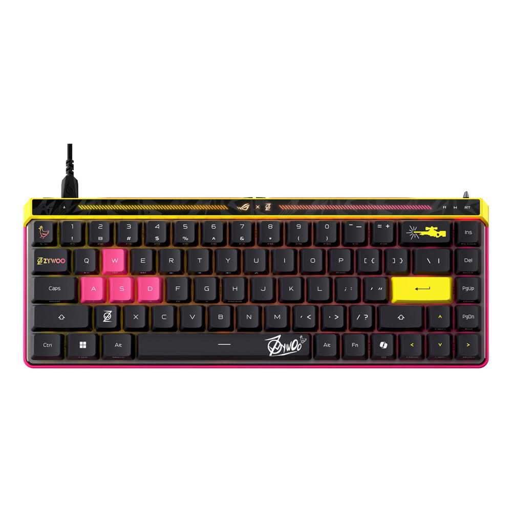 Teclado gaming ASUS rog falchion ace hfx zywoo edition rgb ingles