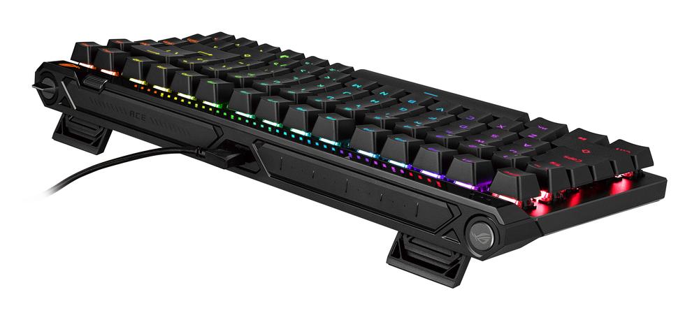 Teclado gaming asus rog falchion ace 75 he rgb negro