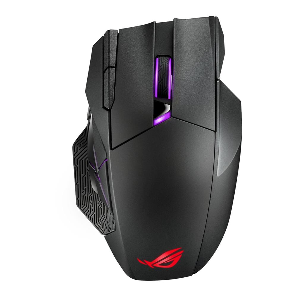 Ratón inalámbrico gaming ASUS rog spatha x negro