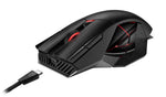Raton inalambrico gaming asus rog spatha x negro