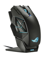 Raton inalambrico gaming asus rog spatha x negro