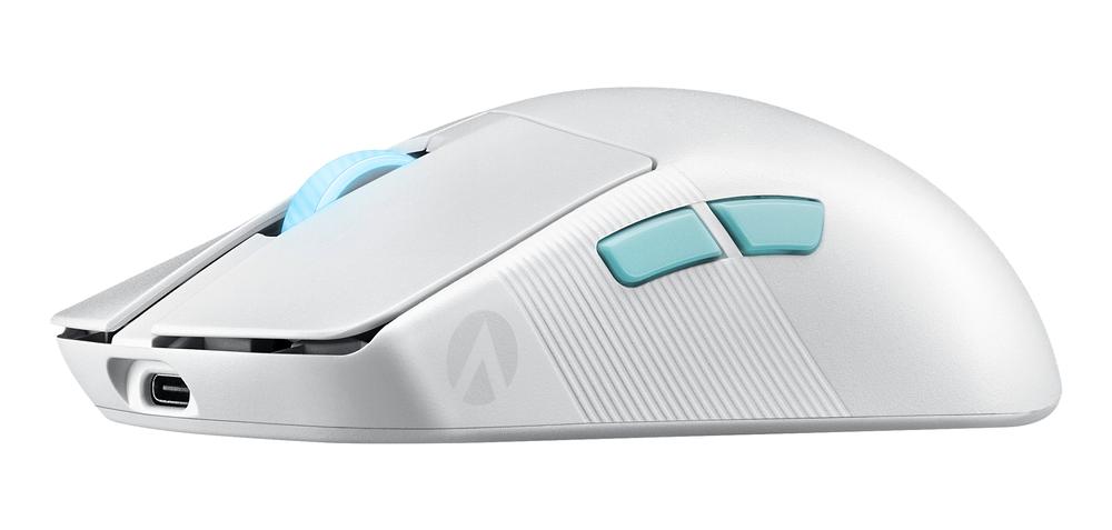 Raton inalambrico gaming asus rog harpe ace aim lab edition blanco