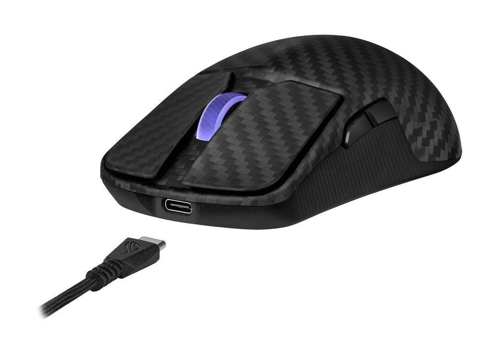 Raton inalambrico gaming asus rog harpe ace extreme inalambrico negro