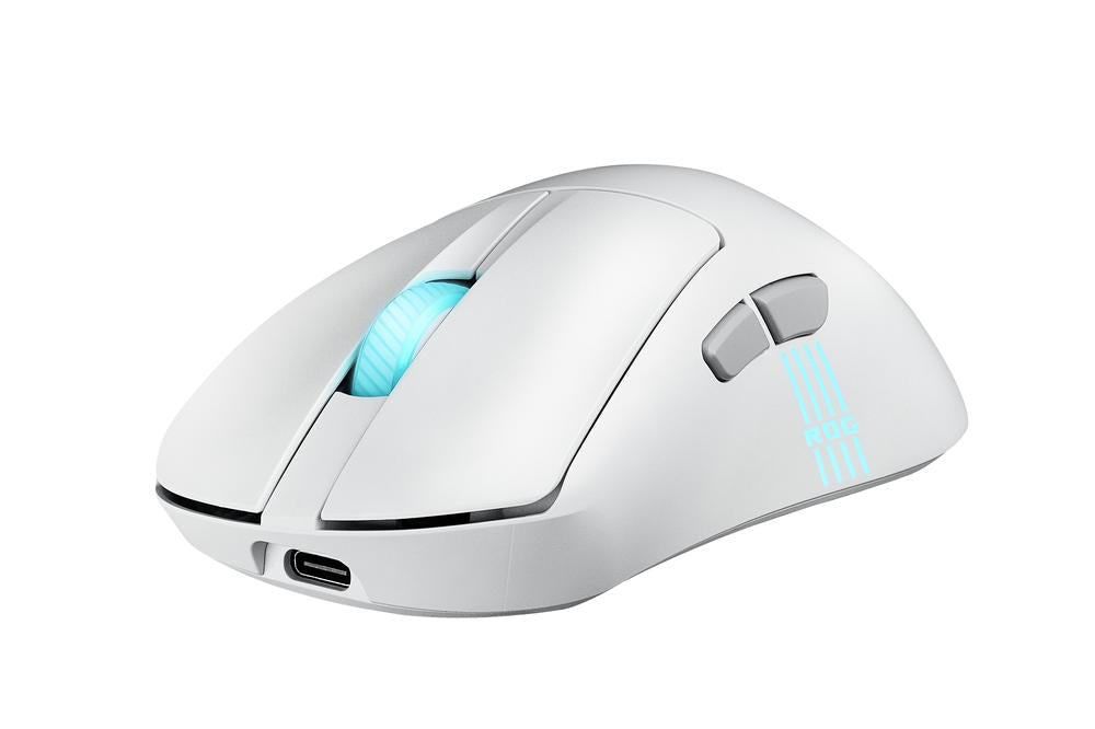 Raton inalambrico gaming asus rog keris ii origin blanco