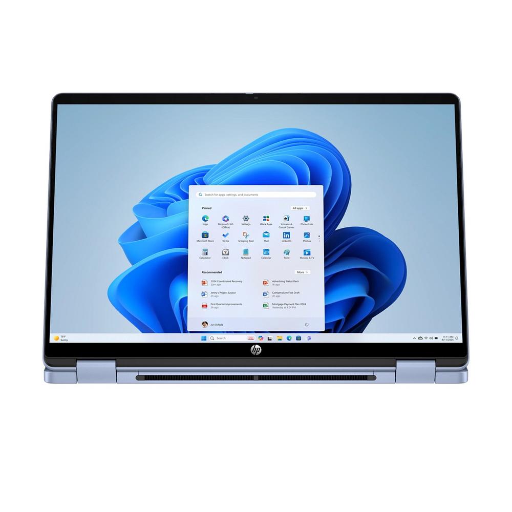 Portátil hp omnibook 5 flip 14 - fp0054ns core 5 - 120u 14 pulgadas -  16gb -  ssd 1tb -  celeste -  w11