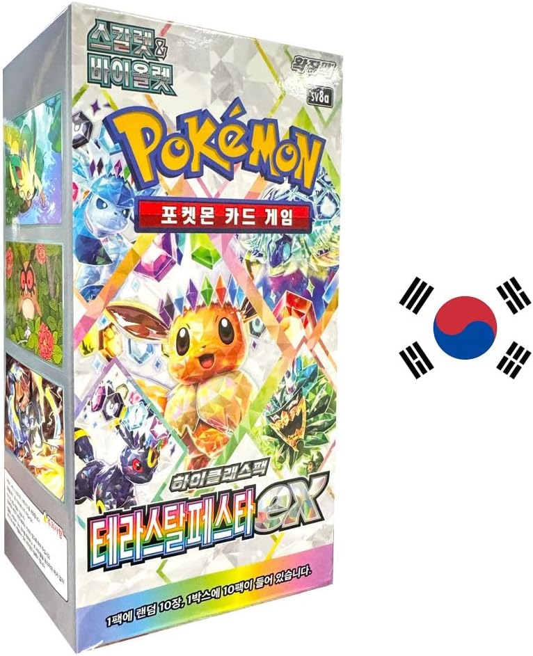 Pokemon tcg terastal festival ex sobres de refuerzo coreano