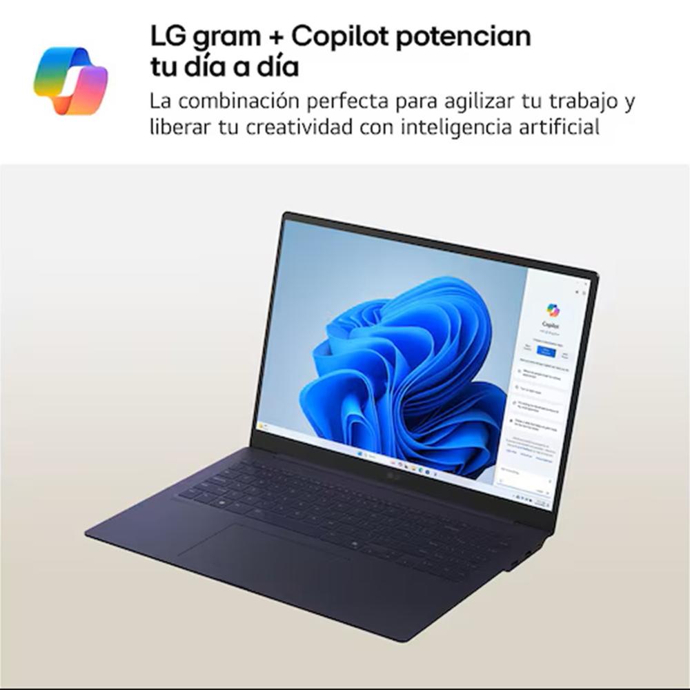 Portatil lg 16z90tp - k.ad88b u7 - 255h -  32gb -  ssd 1tb -  16 pulgadas -  w11h