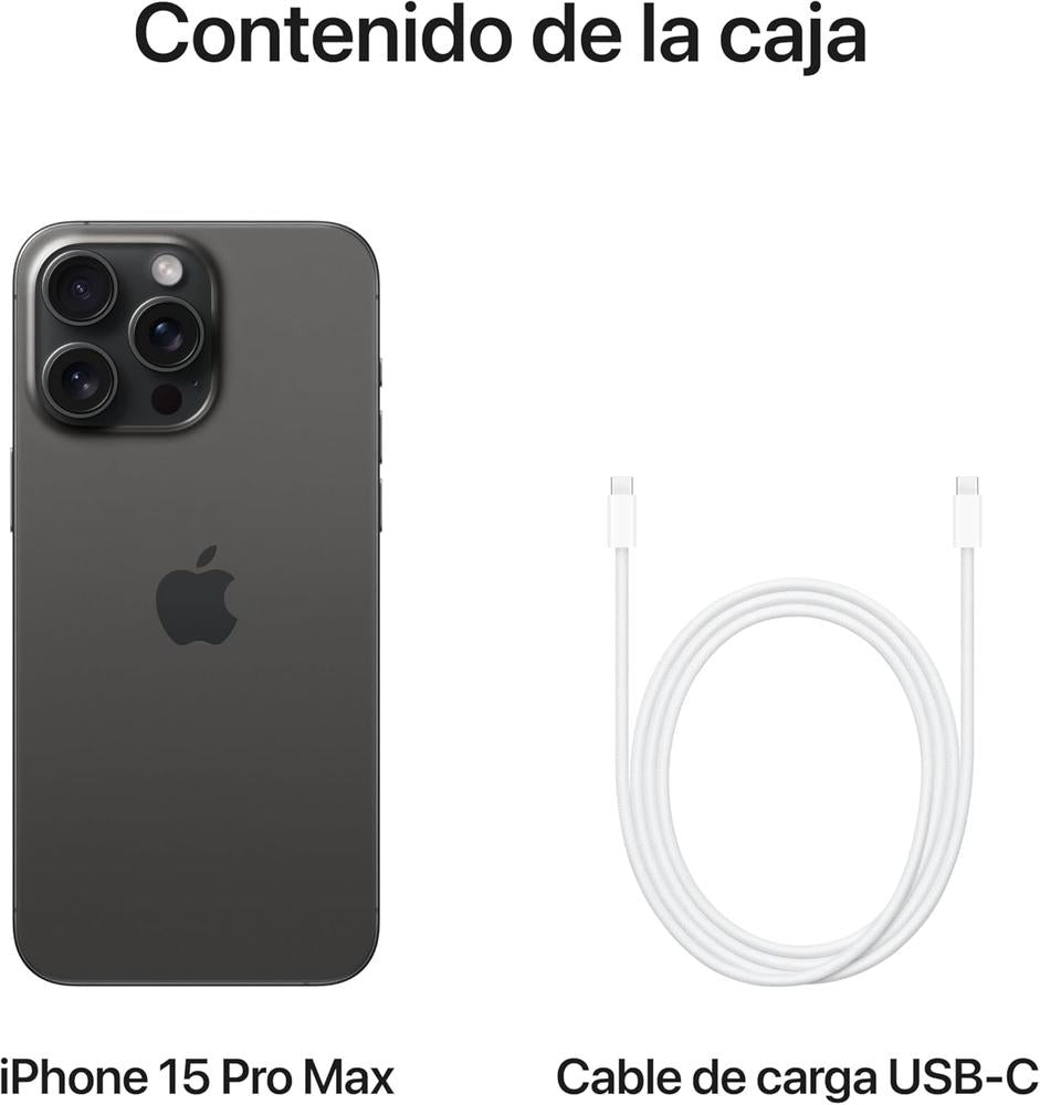 Telefono movil smartphone apple iphone 15 5g - 256gb - 6.1 pulgadas negro acondicionado