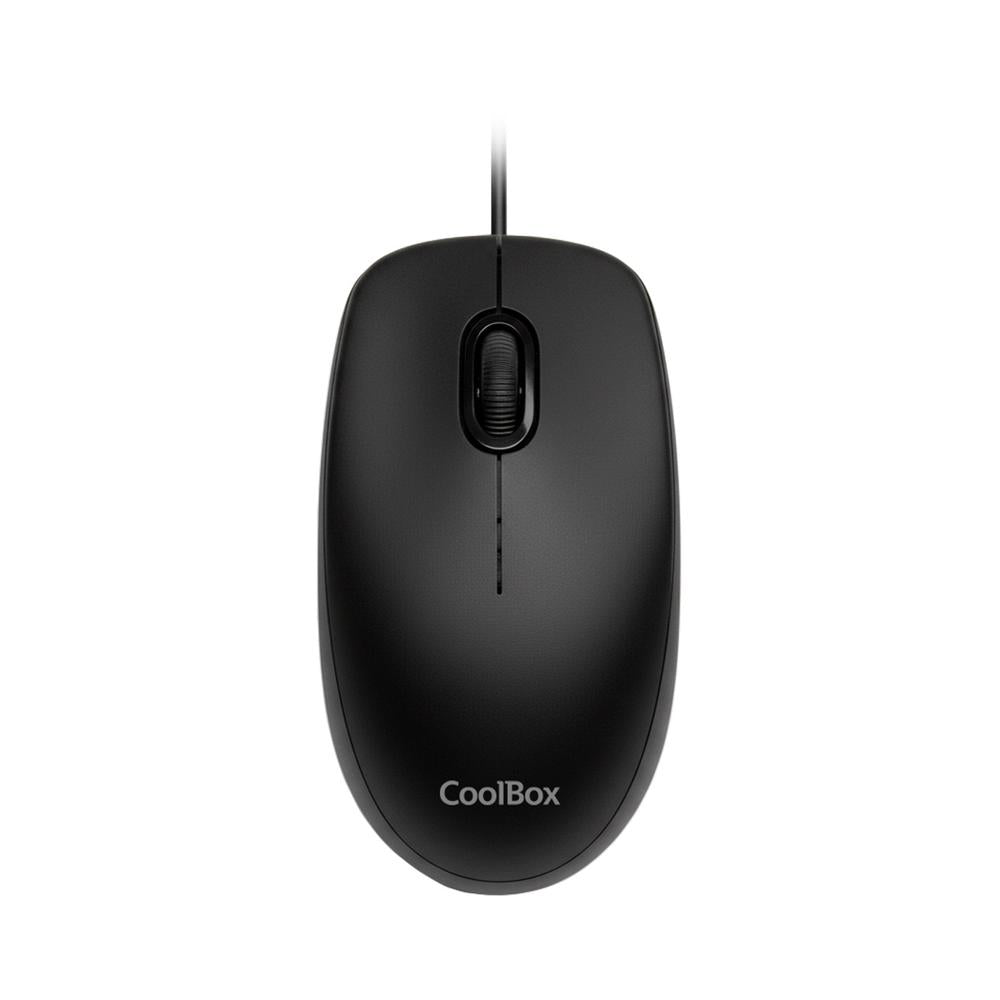 Mouse raton coolbox usb 01 1600 dpi negro