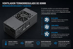 Fuente de alimentacion coolbox tfx black 550w 0gr - t