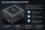 Fuente de alimentacion coolbox sfx basic black 550w 550gr - s