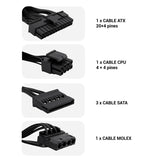 Fuente de alimentacion coolbox sfx basic black 550w 550gr - s