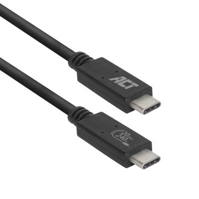 Cable usb - c act connectivity carga 240w  mas datos 20 gbps 1.m certificado usb - if