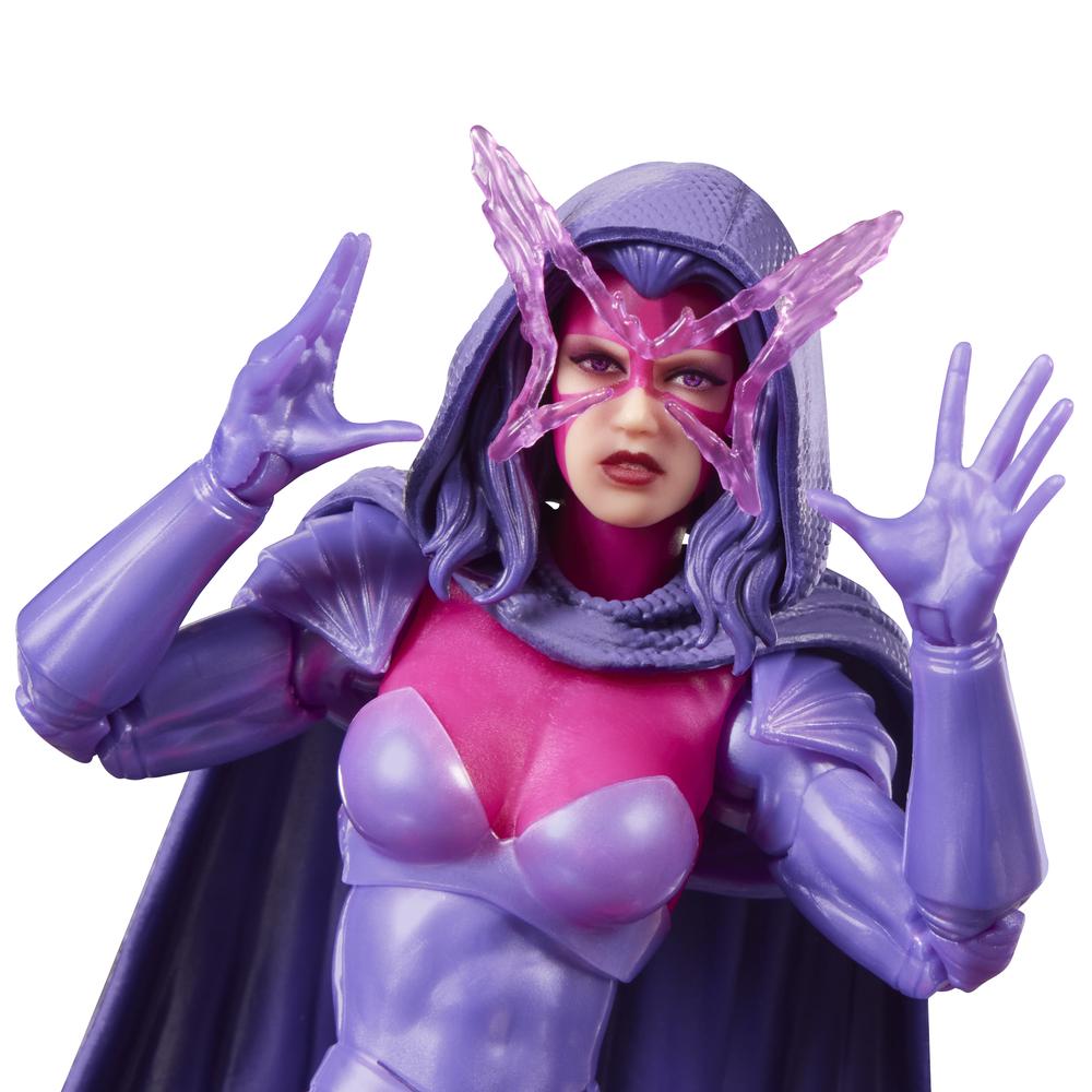 Figura hasbro marvel legends series build a figure marvel's box psylocke