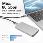 Cable usb4 act connectivity 80 gbps thunderbolt 5 - 240 w - usb type - c - certificado por usb - if - 1 -5 m.