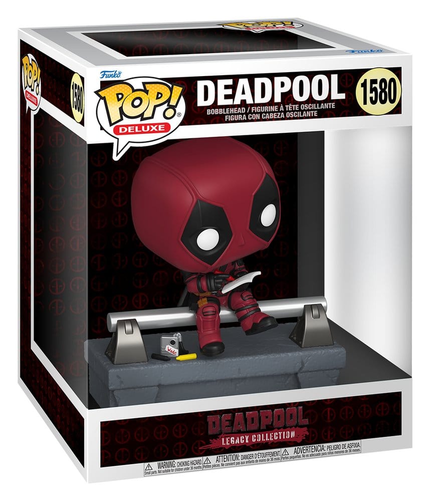 Funko pop deluxe marvel deadpool deadpool on bridge