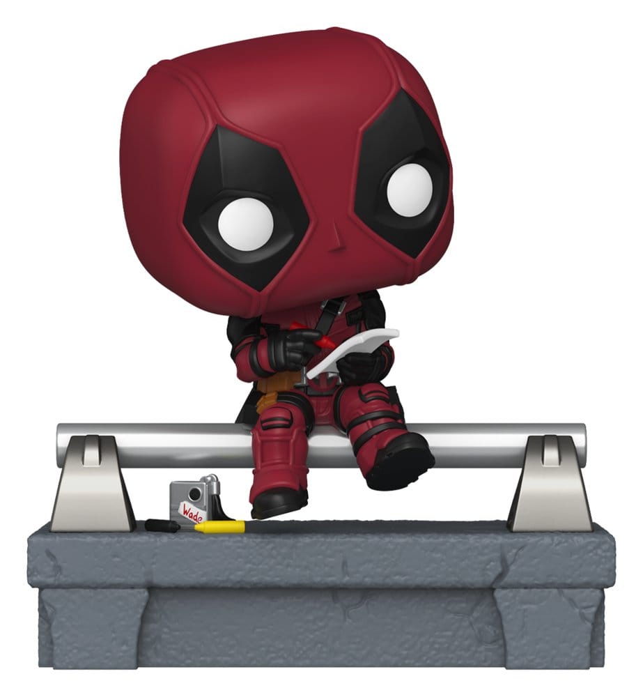 Funko pop deluxe marvel deadpool deadpool on bridge
