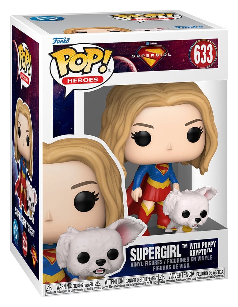 Funko pop & buddy: supergirl  supergirl with puppy krypto