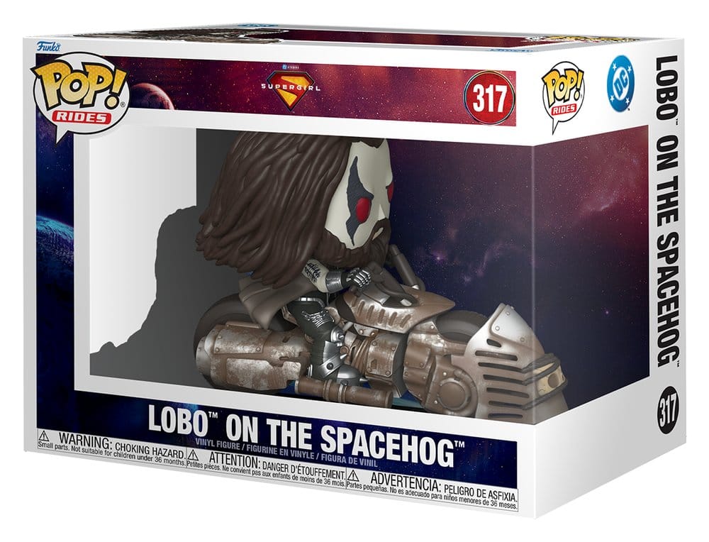 Funko pop ride: supergirl  lobo on the spacehog