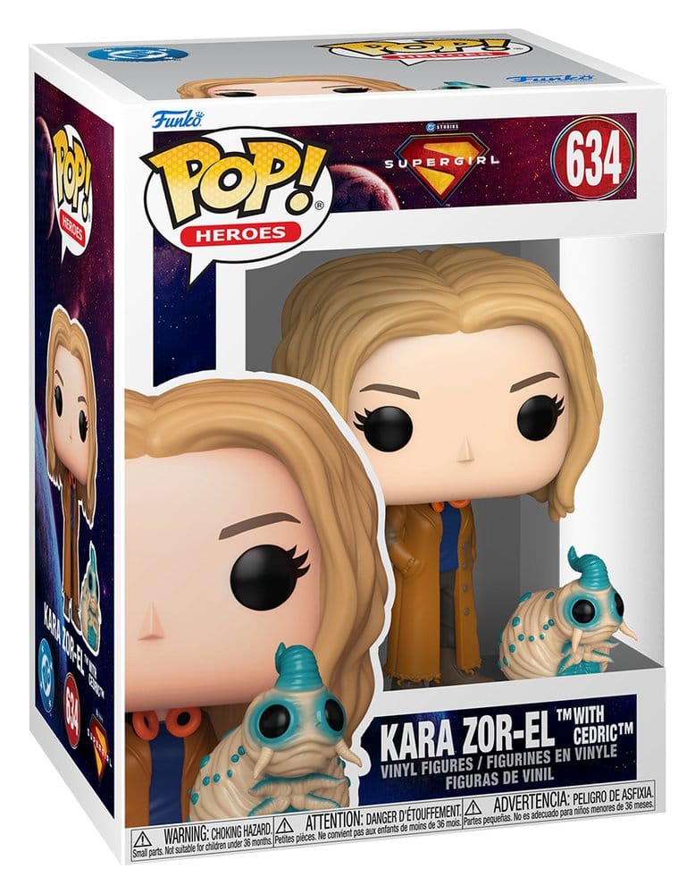 Funko pop movie: supergirl  kara zor - el with cedric