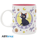 Taza sailor moon luna y patch 320 ml