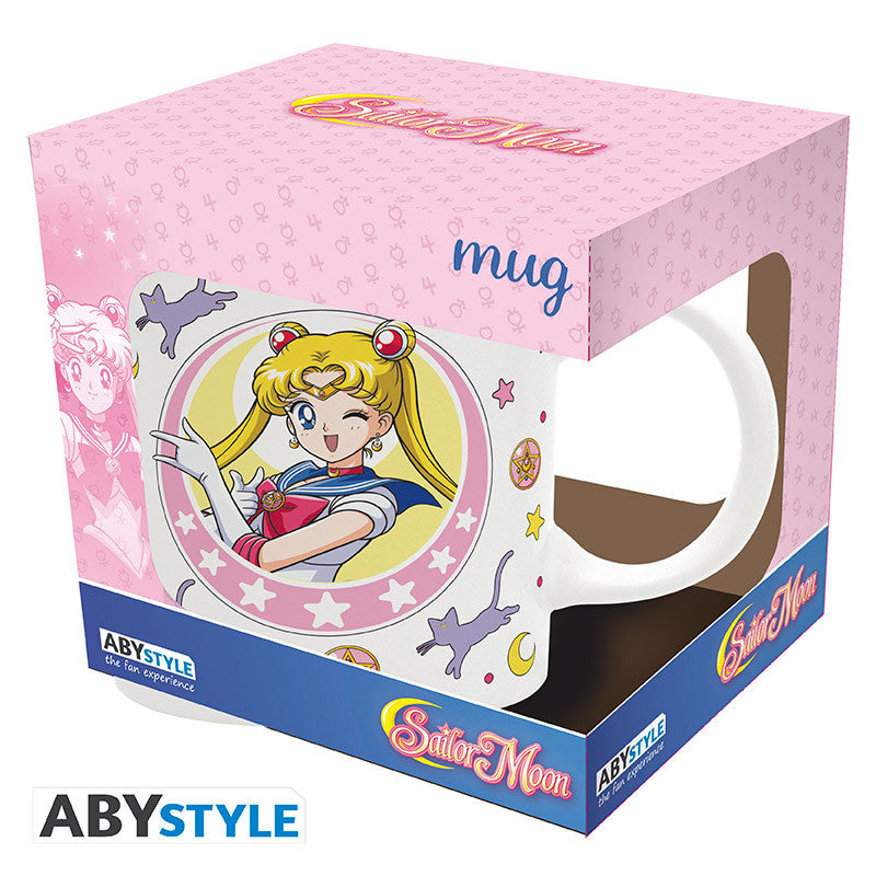 Taza sailor moon luna y patch 320 ml