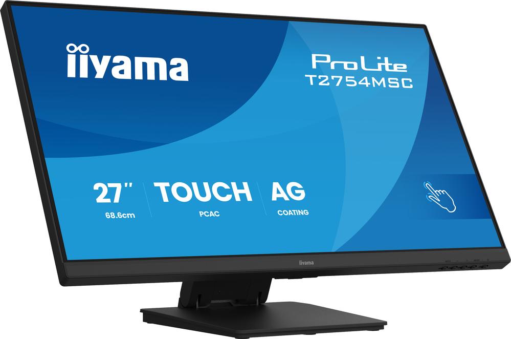 Monitor led 27 pulgadas iiyama t2754msc - b2ag ips -  fhd -  hdmi -  vga -  83hz -  4ms -  vesa 100x100