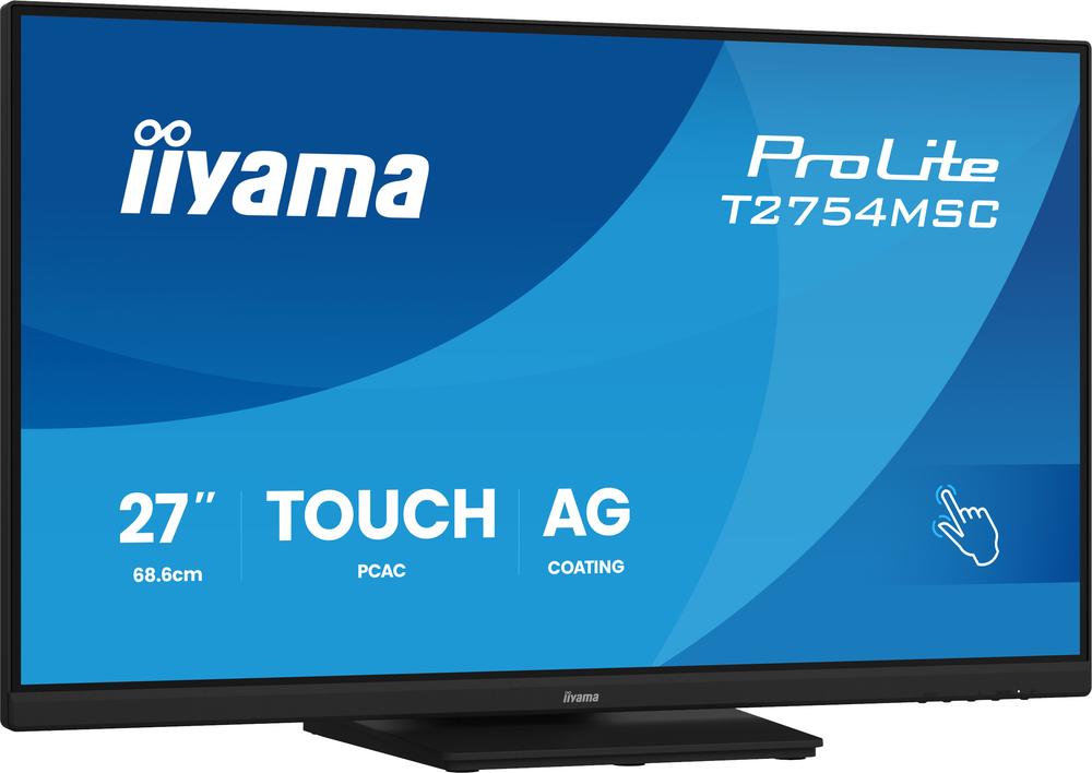 Monitor led 27 pulgadas iiyama t2754msc - b2ag ips -  fhd -  hdmi -  vga -  83hz -  4ms -  vesa 100x100