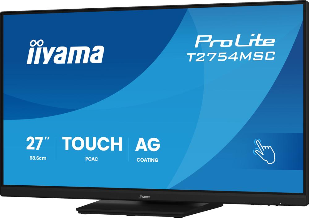 Monitor led 27 pulgadas iiyama t2754msc - b2ag ips -  fhd -  hdmi -  vga -  83hz -  4ms -  vesa 100x100