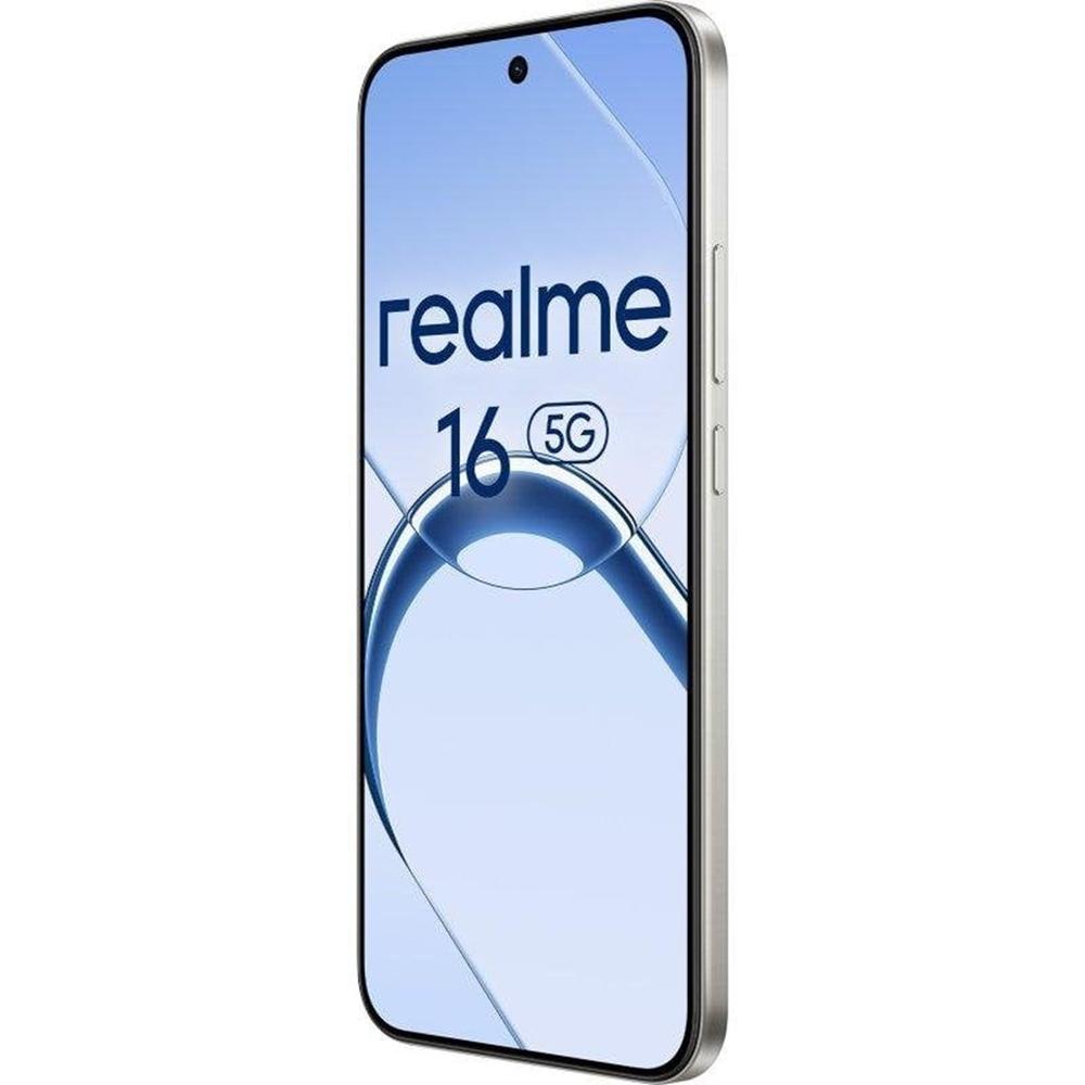 Telefono movil smartphone realme 16 5g -  8gb -  256gb -  6.57 pulgadas fhd+ -  blanco